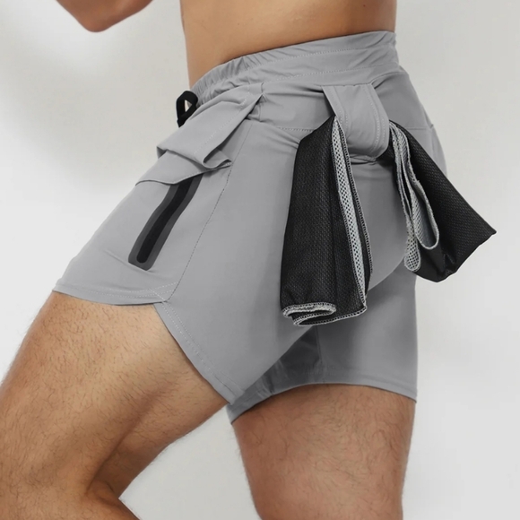 NWT AHA Selected 5" Stay Cool 4 Pocket Short In Black Size XL B72 - Picture 3 of 6